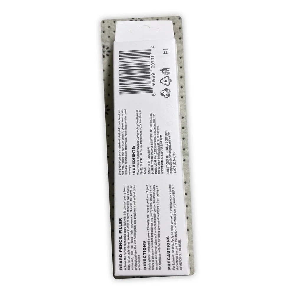 Pacinos Beard Pencil‎ Filler With Brush, Light Brown